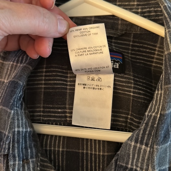 Men’s Patagonia hemp/cotton blend button down shirt in EUC - Picture 4 of 9